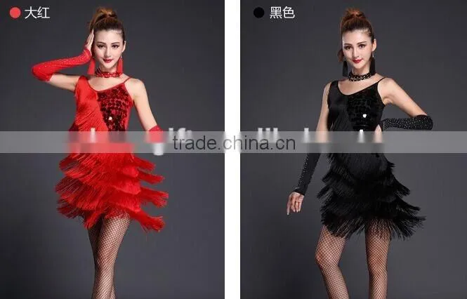Modern Dance Costumes, Belly Dress for women, sequined tassels costumes for sale
