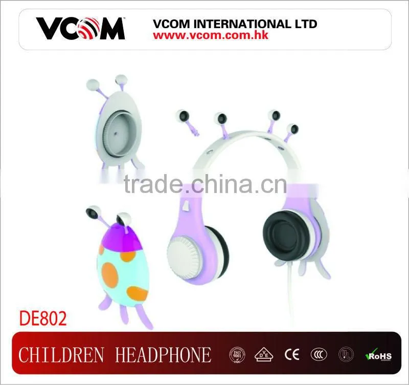 VCOM 6 to 12 Years old Colorful Children Headphones