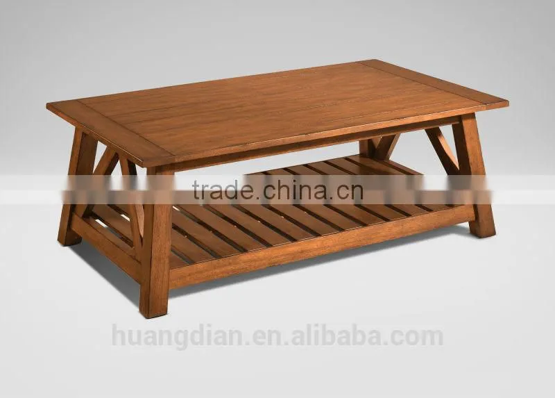 unique oak wooden feet livign room coffee table for sale CT7016