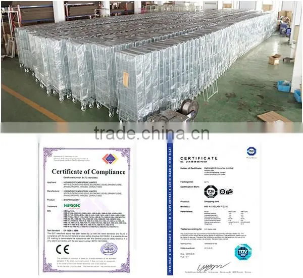 Hot sale nestable 2 sides roll container metal with low price