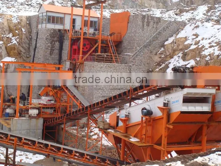 Long service life for vibrating screen at low maintenance