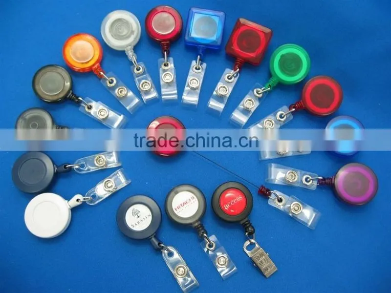 Bulk cheap plastic badge reel