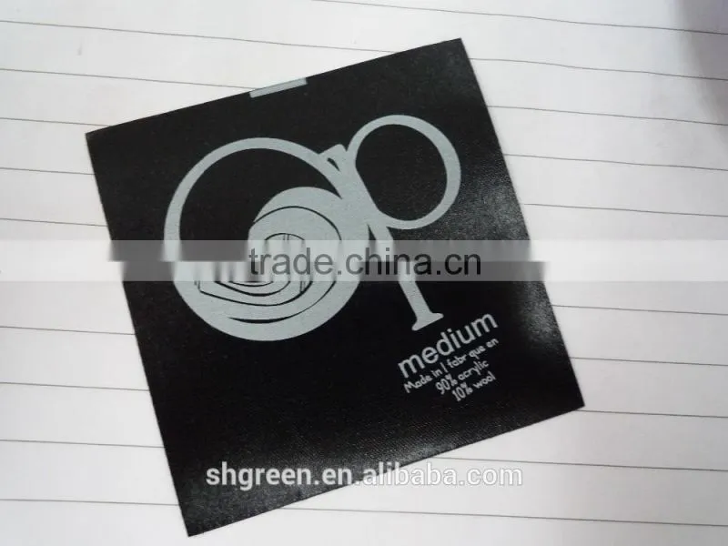 Top sewing printing label tags with full color