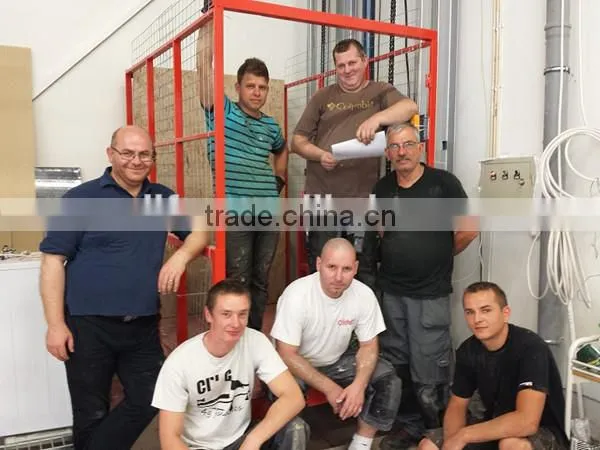 1m-20mGuide-rail lift/cargo guide rail lift/hydraulic guide rail lift