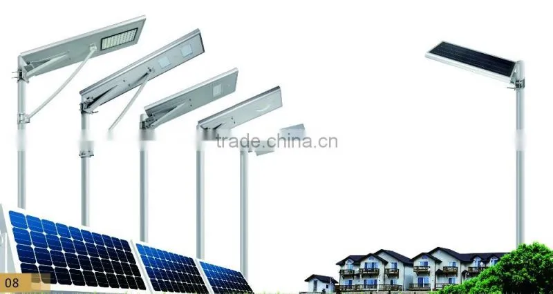 solar led light all in one solar led street light18w 1800lm with IR sensor and light contorller