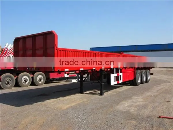 TITAN 50tons wall side cargo truck trailer for namibia good price sale