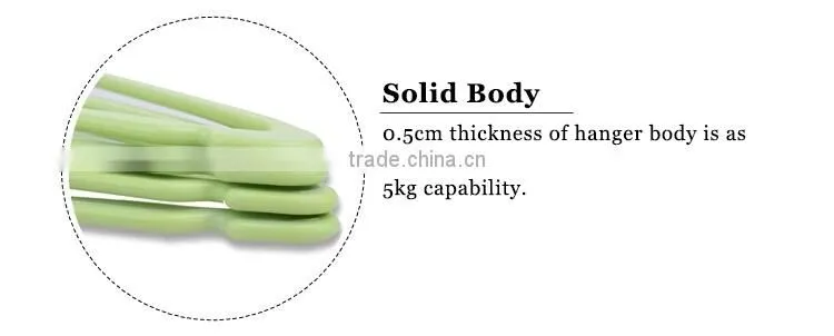 Eco-friendly short baby plastic clothes hanger
