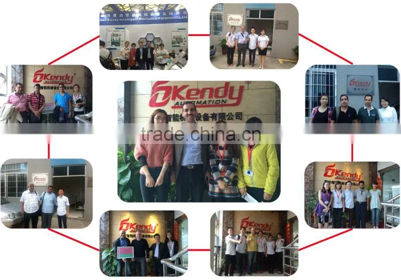China made dual motor anti fly out cake stacking machine