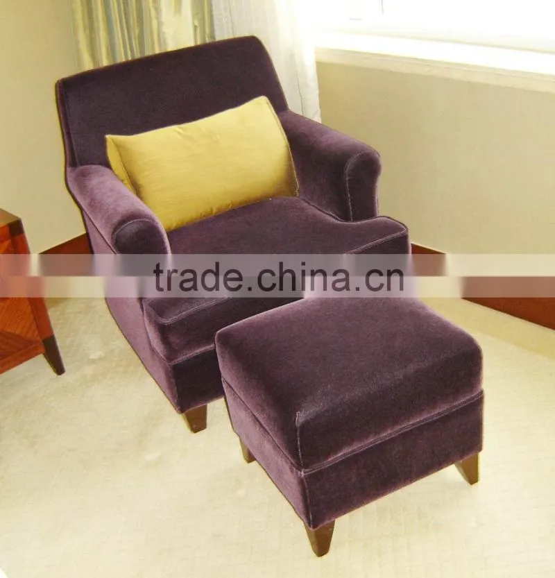 sofa with footrest