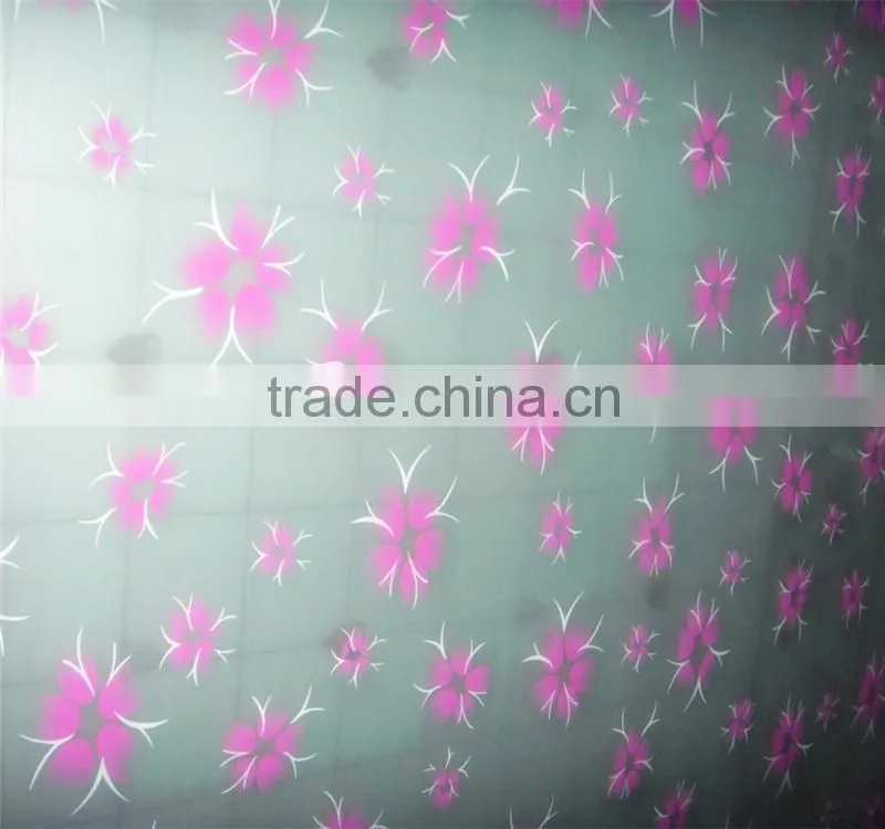 china factory price design frosted silk-screen printing glass
