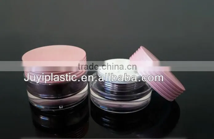 plastic 30g transparent cosmetic cream jar