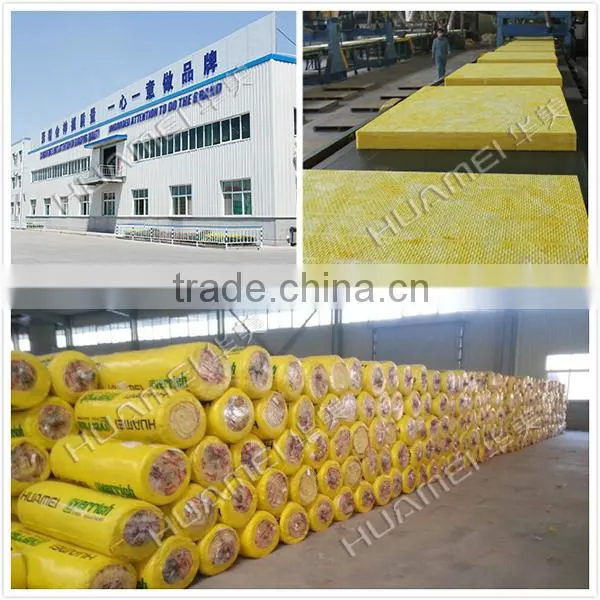 Glasswool vinyl faced fiberglass fireproof insulation board