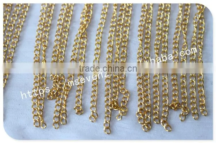 Fashion look 8cm width ribbon gold/silver fringe metal trim for bags