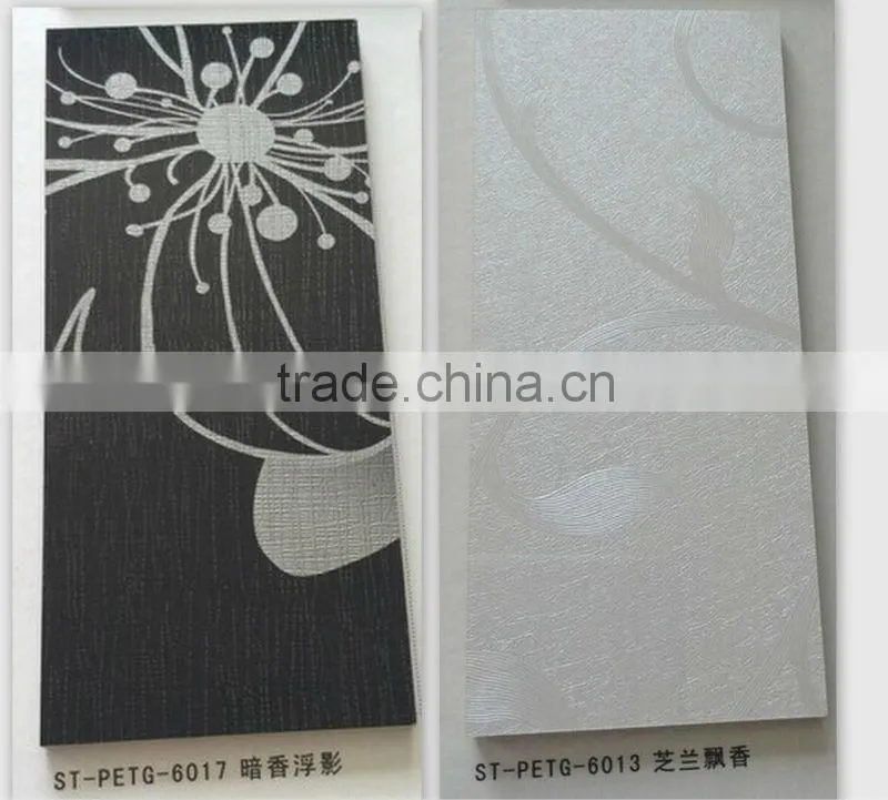 No color variation PET MDF Board for kitchen cabinet doors ,wardrobe