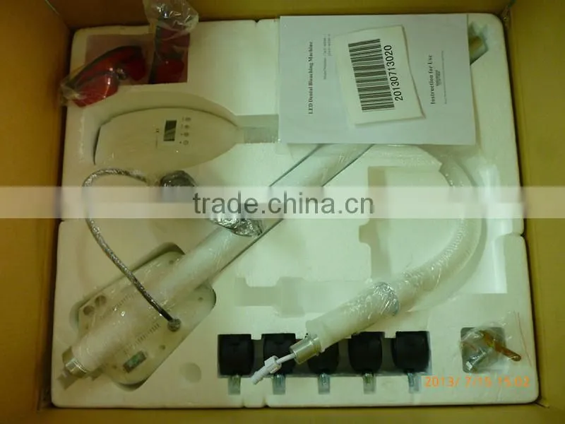 Lowest price 6 pcs blue led light laser teeth whitening For sale