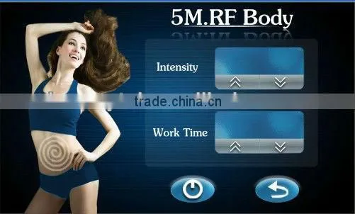 Multipolar Mini RF radio frequency system for wrinkle removal and skin tightening