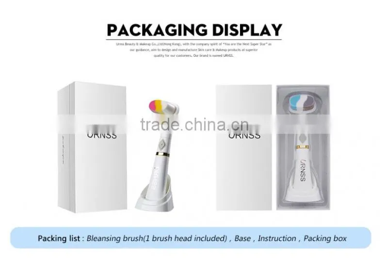 2015 hot selling portable facial cleansing brush for deep cleansing