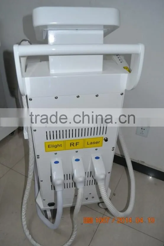 Multifunction e light ipl rf nd yag laser 4 in 1