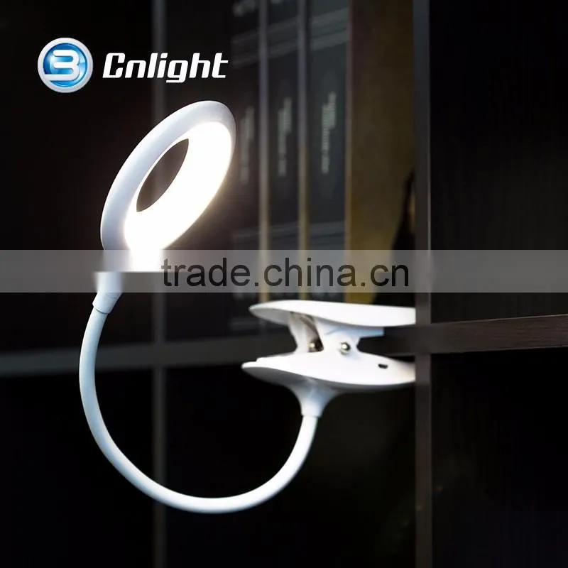 3W LED Table desk Lamp with Clips clamps dimmer switch indoor lamp