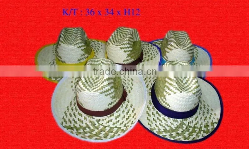 HIGH QUALITY HANDICRAFT STRAW HAT FROM VIET NAM