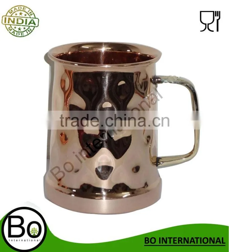 Hammered Copper Mugs