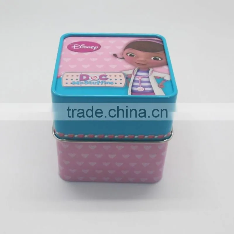 square watch gift box, single watch boxes wholesale, metal watch case, watch display box