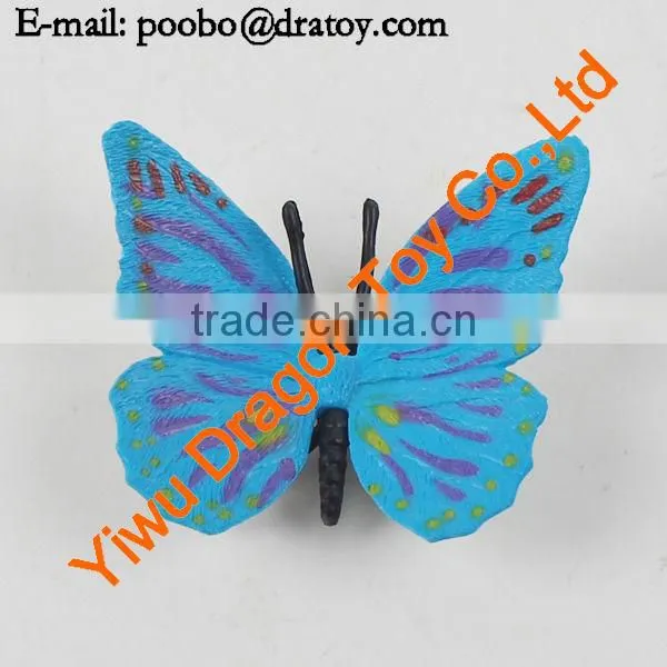 Insect figurines plastic butterfly figurine