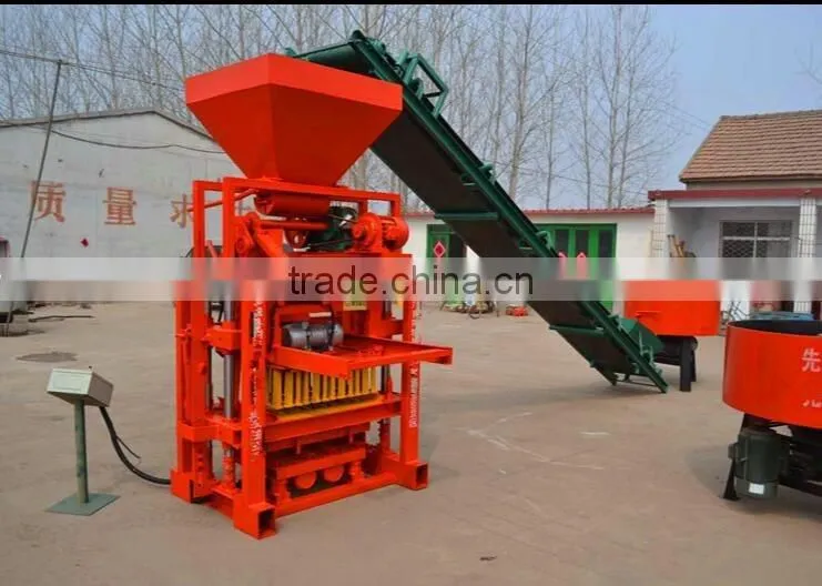Automatic China Concrete Brick Machine QTJ 4-40 Hollow Block Making Machine