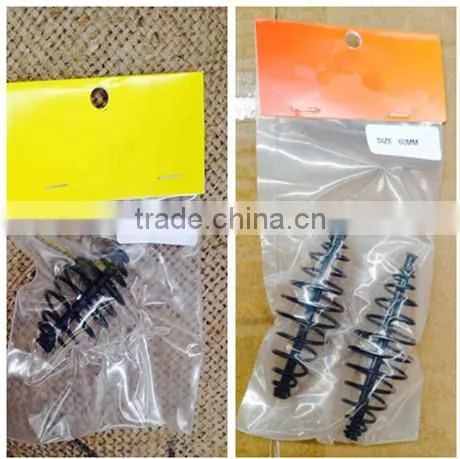 BLACK IRON WIRE D-SPIRAL WITHOUT SINKER FOR FISHING