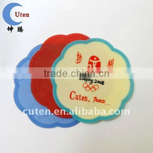 Silicon cup cushion with unique feature logo