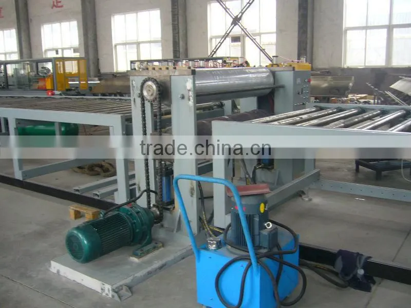 WPC embossing machine