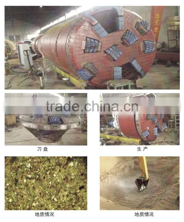 from 800mm to 3500mm TPD series Earth pressure balance pipe jacking machine for sale