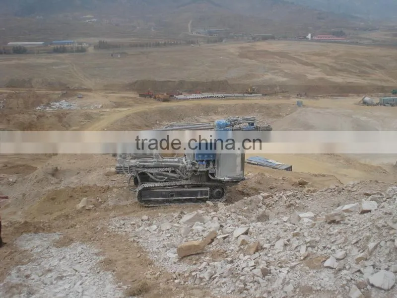 60 meters hydraulic driiving down-the-hole drlling rig