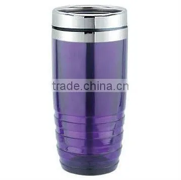 HOT! thermos jug Fashion plastic auto mug ,auto mug made of PP and plastic