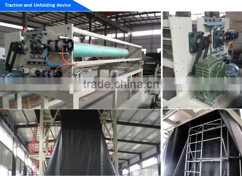 waterproof HDPE blown type geomembrane blown film equipment