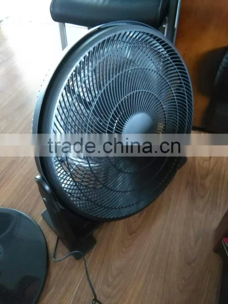 16'' 18'' Plastic Turbo Fan with 360 Degree Oscillation, 220V-50HZ-60W, Argentina Brazil Markets