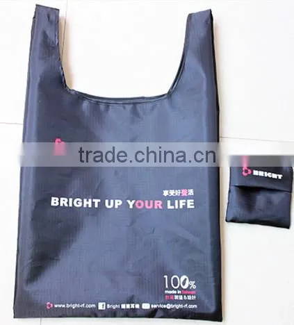 Alibaba china hot new products 210T ripstop polyester foldable bag for 2015