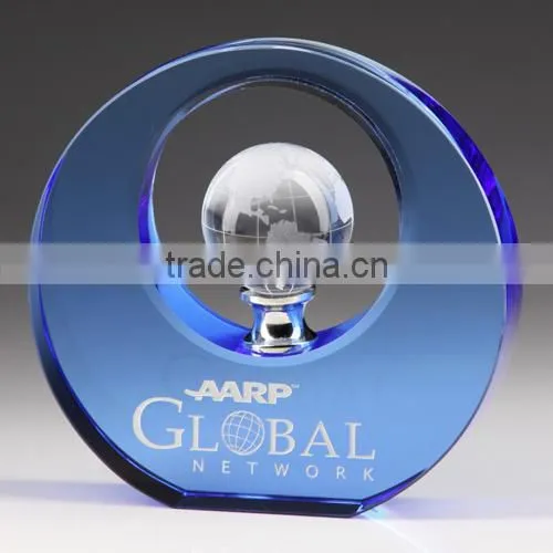 2016 wholesale crystal golf award trophy