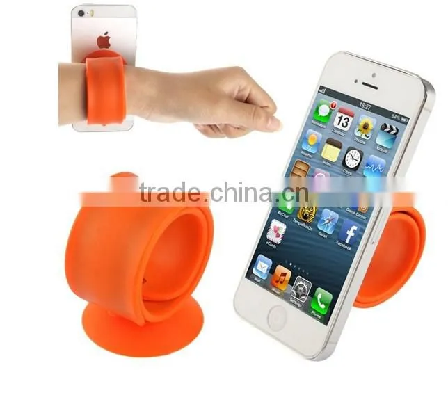 Promotional Universal Phone Stand Holder,Silicone Slap Holder