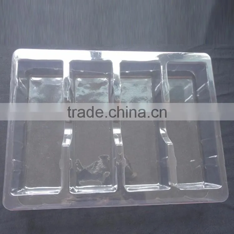 Selling sunglasses packing disposable PET plastic custom blister tray