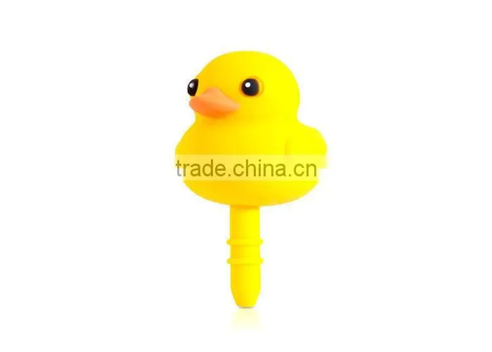 wholesale mobile phone accessories customized designs cute headphone anti dust plug