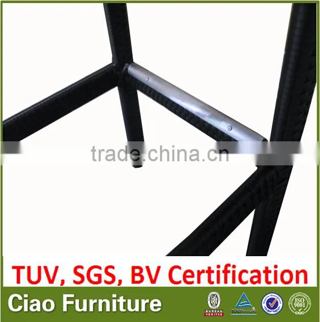 modern outdoor wicker synthetic rattan bar stool high chair