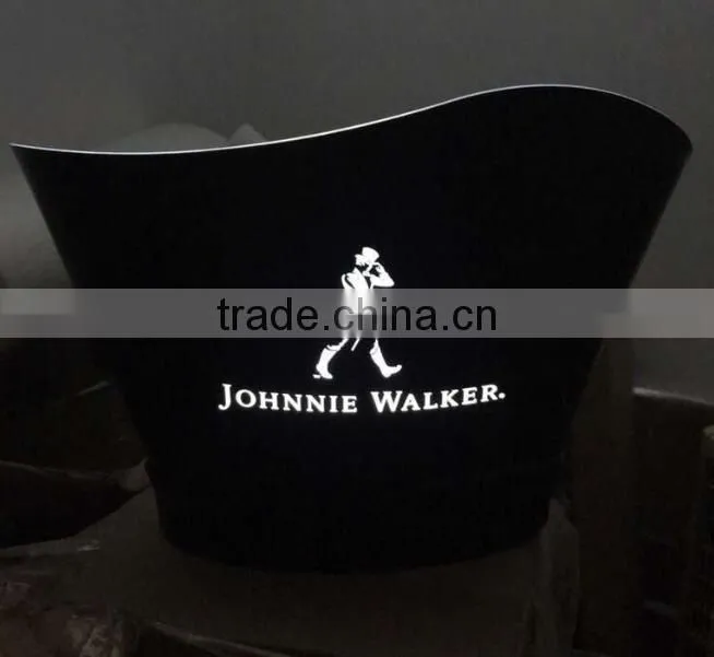 Supply good quality acrylic plastic beer vodka champagne ice bucket coolers