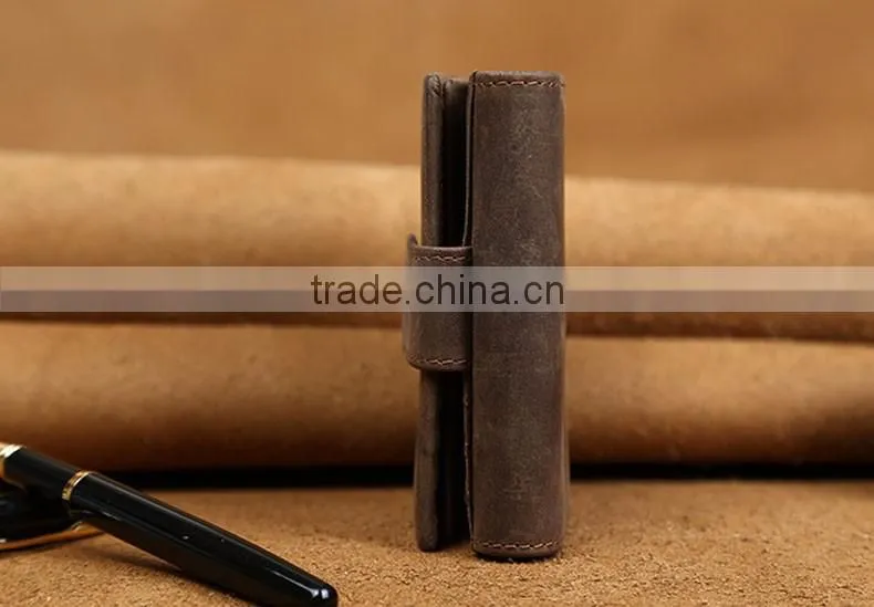 New Products cowhide Men Genuine Leather Wallet