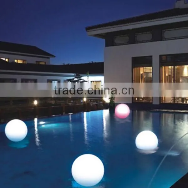 Hot sale!Modern fashion RGB waterproof plastic LED ball with 16 colors change