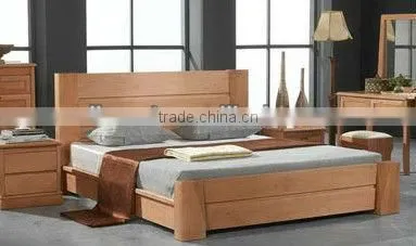 wood slat bed
