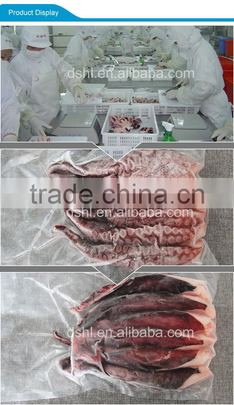 frozen food for sale octopus cutting
