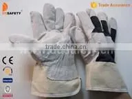 Black Cow Split Leather Safety Glove