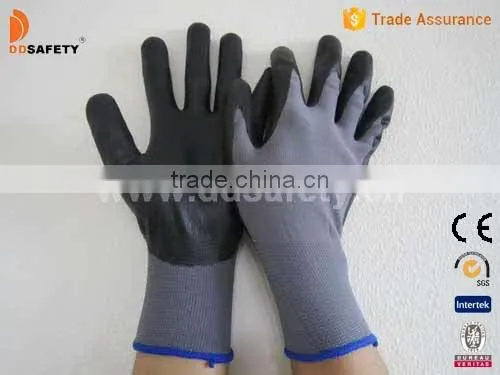 DDSAFETY 2016 Hot Sale Cheap PU Work Safety Gloves