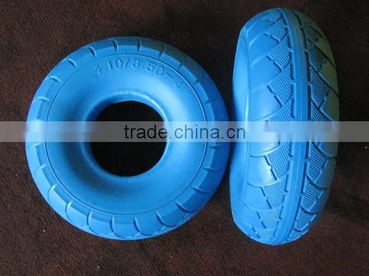 different loading solid PU wheel for hand trolley